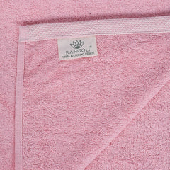 Peach Bamboo Towel Lebel