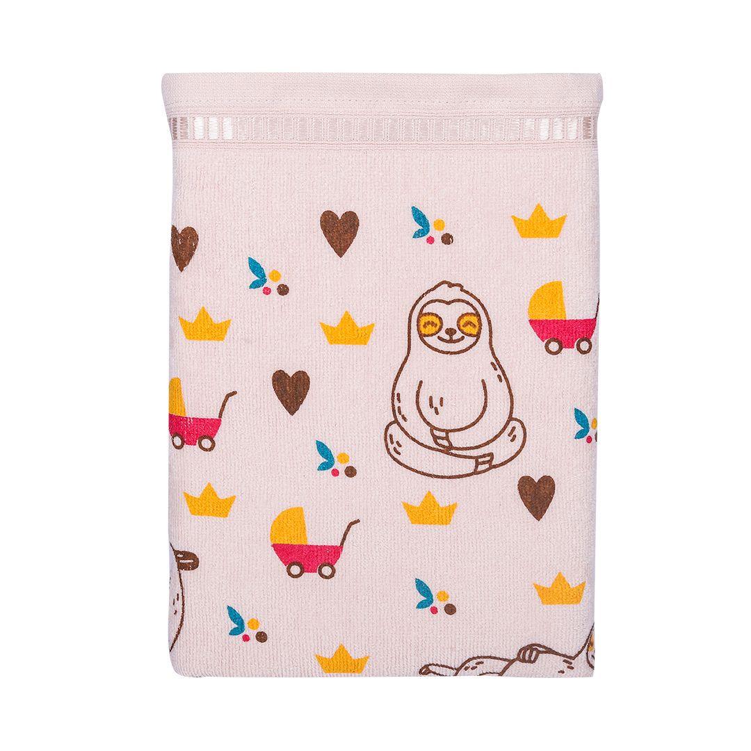450 GSM Natural Cotton Baby Bath Towel (50x90 Cm) - Beige