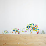 Three Elephants Wall Sticker