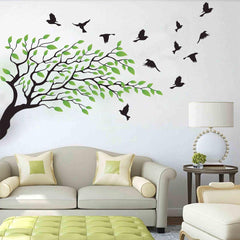  Flowers Branch Wall Sticker