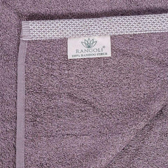 Ash Grey Bamboo Hand Towel Lebel