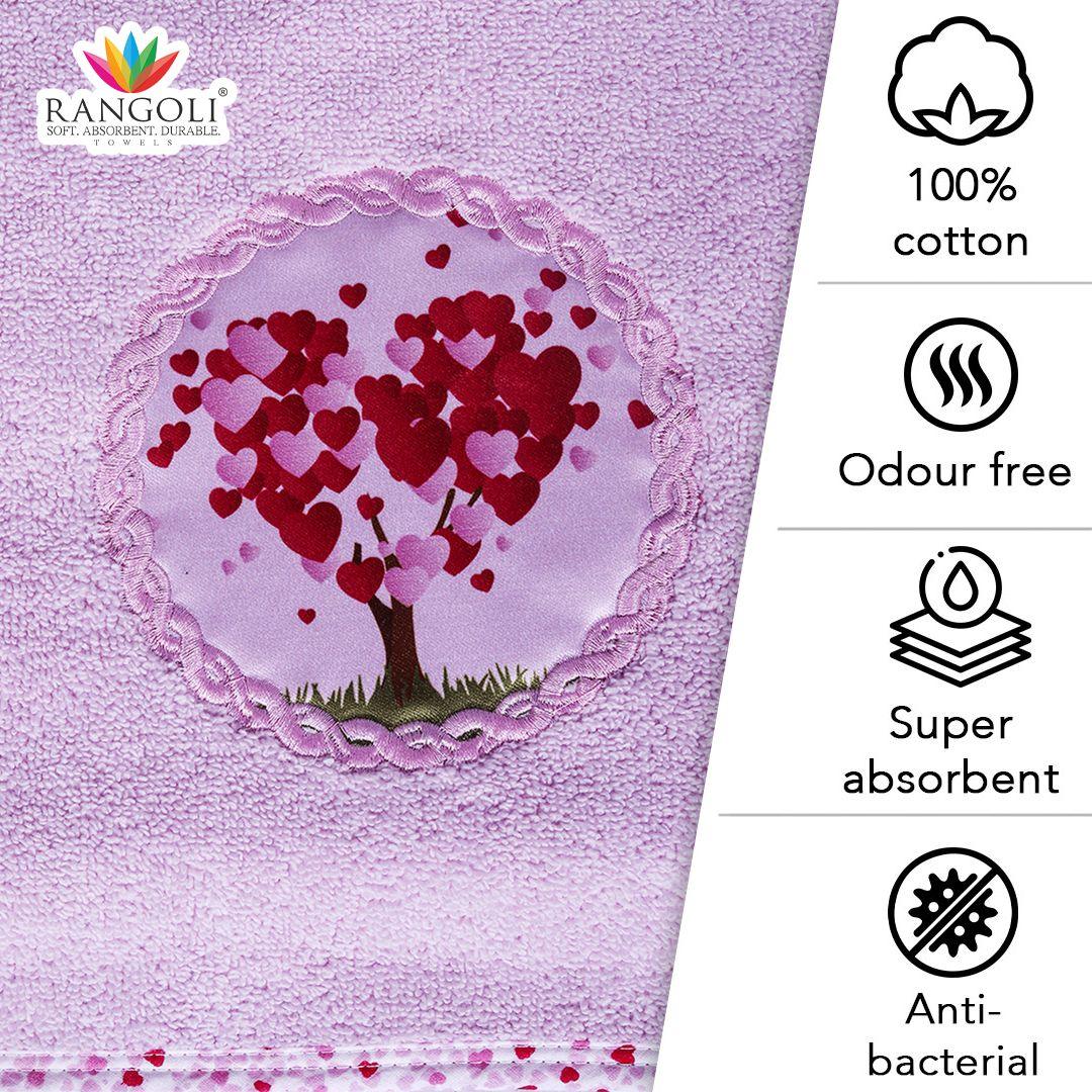 Love Tree Bath Towel - Features
