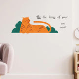 Tiger Wall Sticker (PVC Vinyl, 45 cm x 140 cm, Self-adhesive)