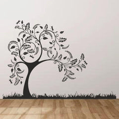 Tree with grass' Wall Sticker