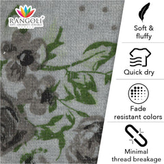 Blossom 450 GSM Cotton Bath Towel - Features