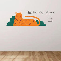 Tiger Wall Sticker (PVC Vinyl, 45 cm x 140 cm, Self-adhesive) - Rangoli