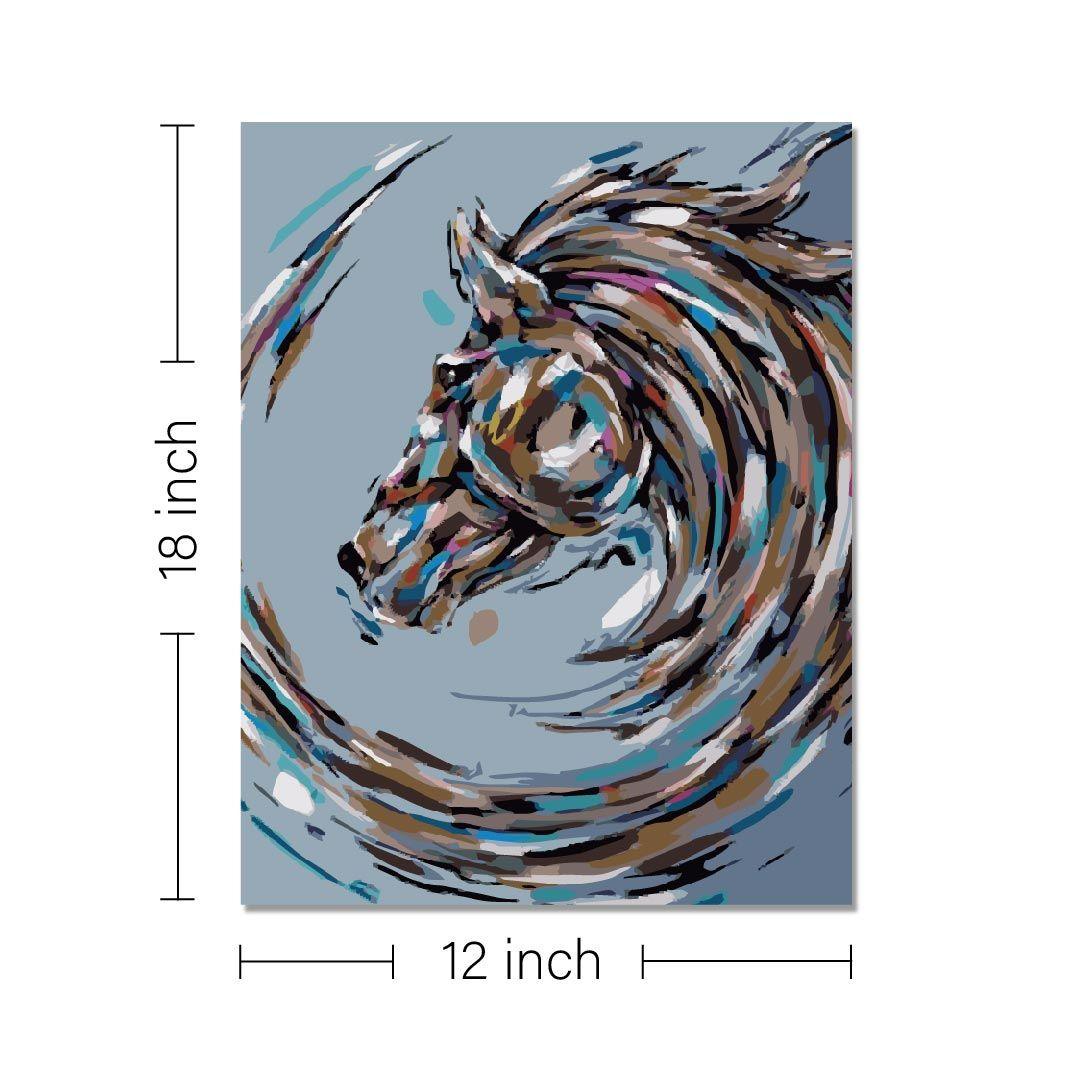 Premium Vector  Abstract horse in continuous line art drawing style  minimalist black linear sketch isolated