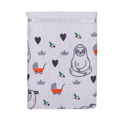 450 GSM Natural Cotton Baby Bath Towel (50x90 Cm) - Grey