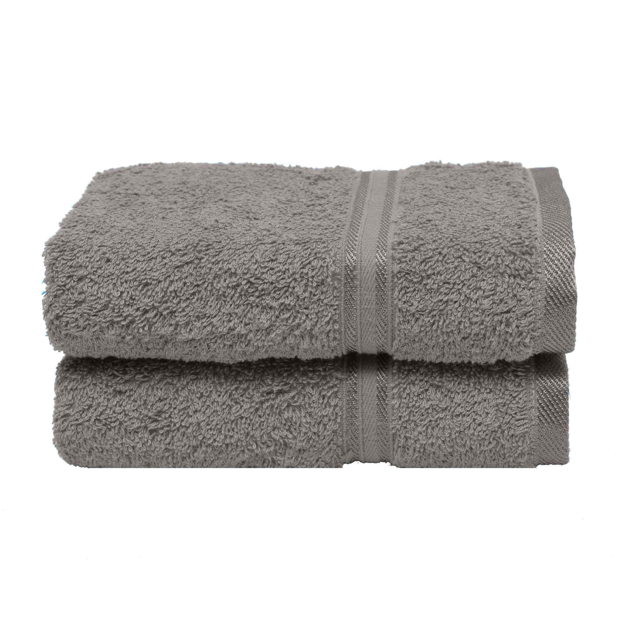 Super Comfy 100% Cotton Hand Towels, Ash