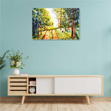 Forest Landscape Canvas Wall For Well Decor