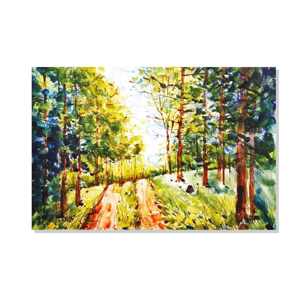 Forest Landscape Canvas Wall 