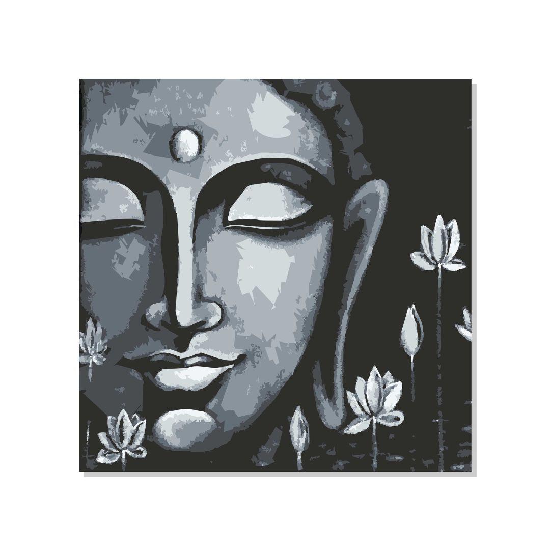 Lord Buddha Canvas Well canvas Painting