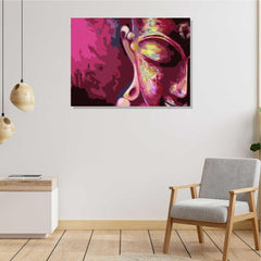 Lord Buddha Contemporary Canvas Well Canvas Painting For Home Decor