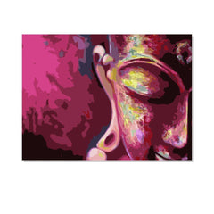 Lord Buddha Contemporary Canvas Well Canvas Painting