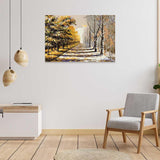 Autumn Snow Canvas Well Canvas Painting For Home Decor