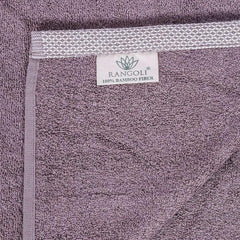  Ash Grey Bamboo Hand Towel Lebel