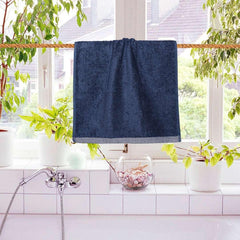 Blue Bamboo Hand Towel