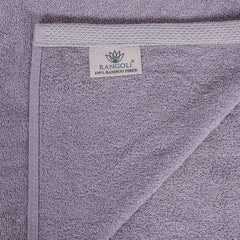 Grey Bamboo Hand Towel Lebel