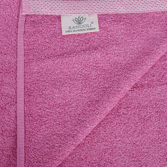 Purple Bamboo Hand Towel Lebel