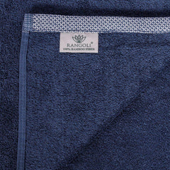 Rangoli Bamboo Towel Blue