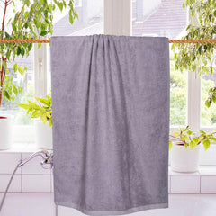 Rangoli Bamboo Towel Grey