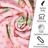 Rose N Heart 450 GSM Cotton Hand Towels Features