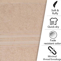 Super Comfy 100% Cotton Bath Towel | Ultra Soft, Lightweight and Quick Drying Towels - Rangoli