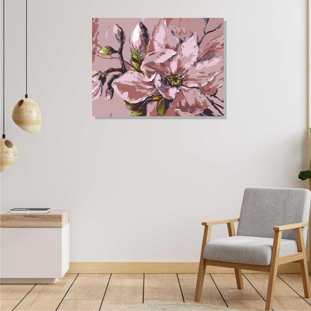 Flower Canvas Painting For Home Decor