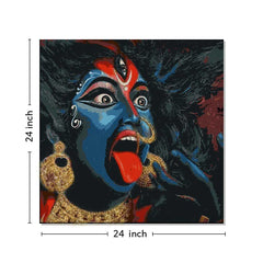 Goddess Kali Canvas Well Canvas 24x24 Inch