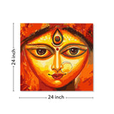 goddess Durga Canvas Well Canvas painting 24x24 inch