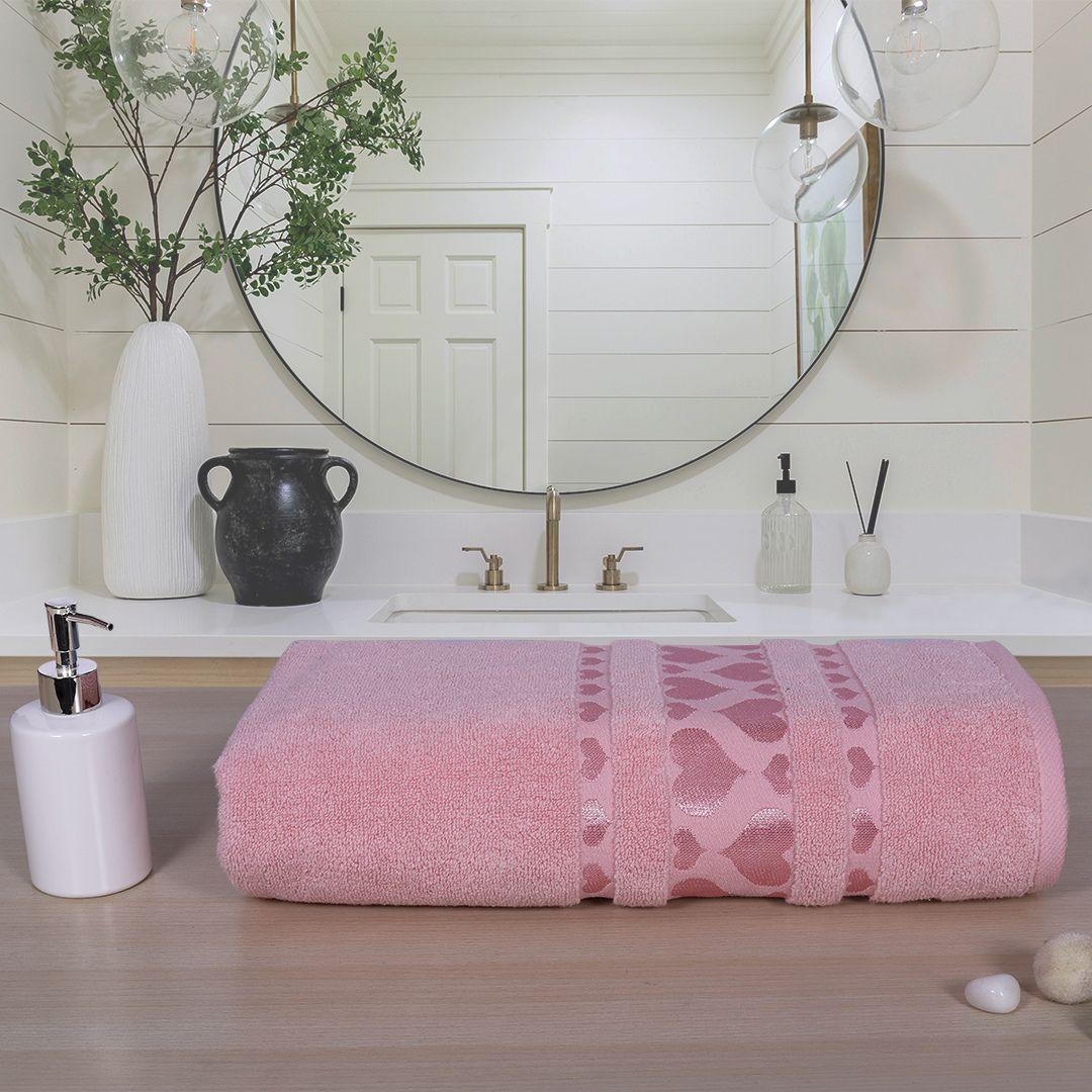 Grace Zero Twist X-Large Cotton Bath Towel - Peach