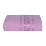 Grace Zero Twist X-Large Cotton Bath Towel - Pink
