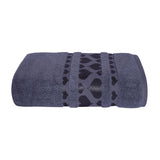 Grace Zero Twist X-Large Cotton Bath Towel - Dark Grey