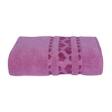 Grace Zero Twist X-Large Cotton Bath Towel - Purple