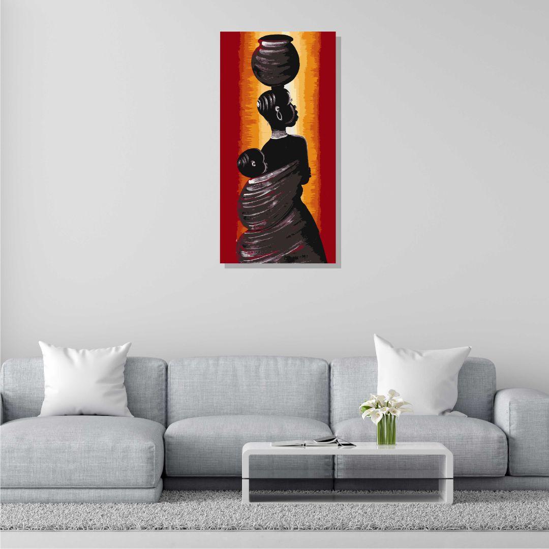 Lady WITH Child Canvas Painting For Living Room