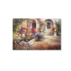 Vintage Garden Canvas Painting