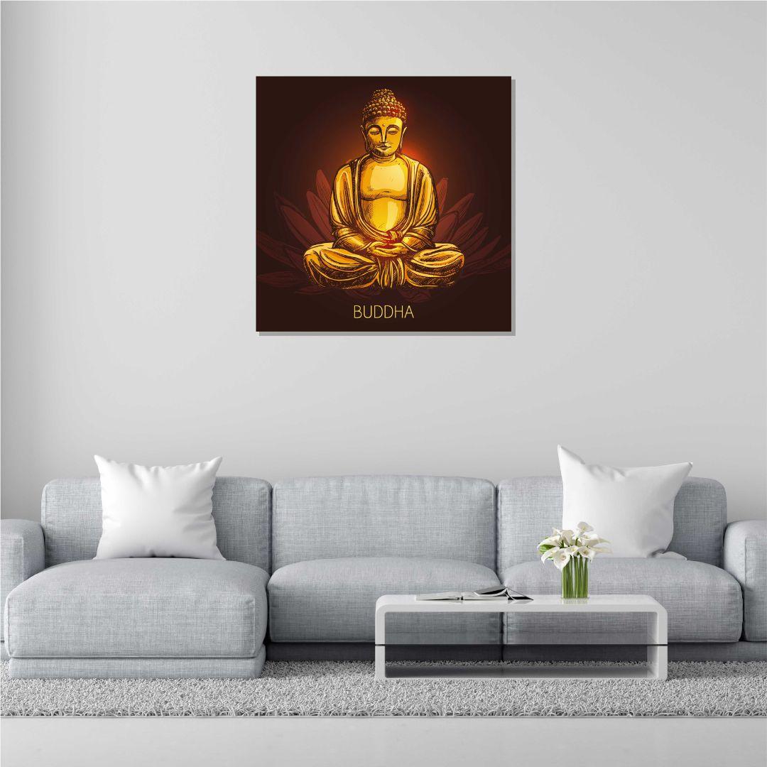 Lord buddha Canvas Painting For Living Room