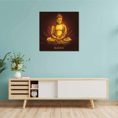 Lord buddha Canvas Painting For Well Decor