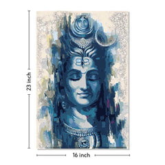 Siva JI Canvas Painting 24x16 Inch