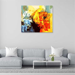 Stallions Canvas Well Canvas Painting For Living  Room